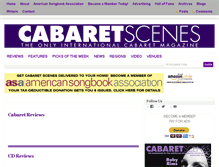 Tablet Screenshot of cabaretscenes.org
